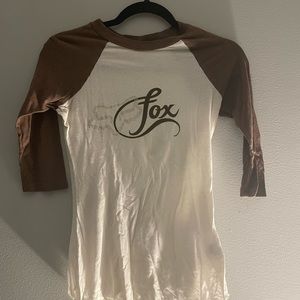 Fox women's 3/4 sleeve logo shirt
